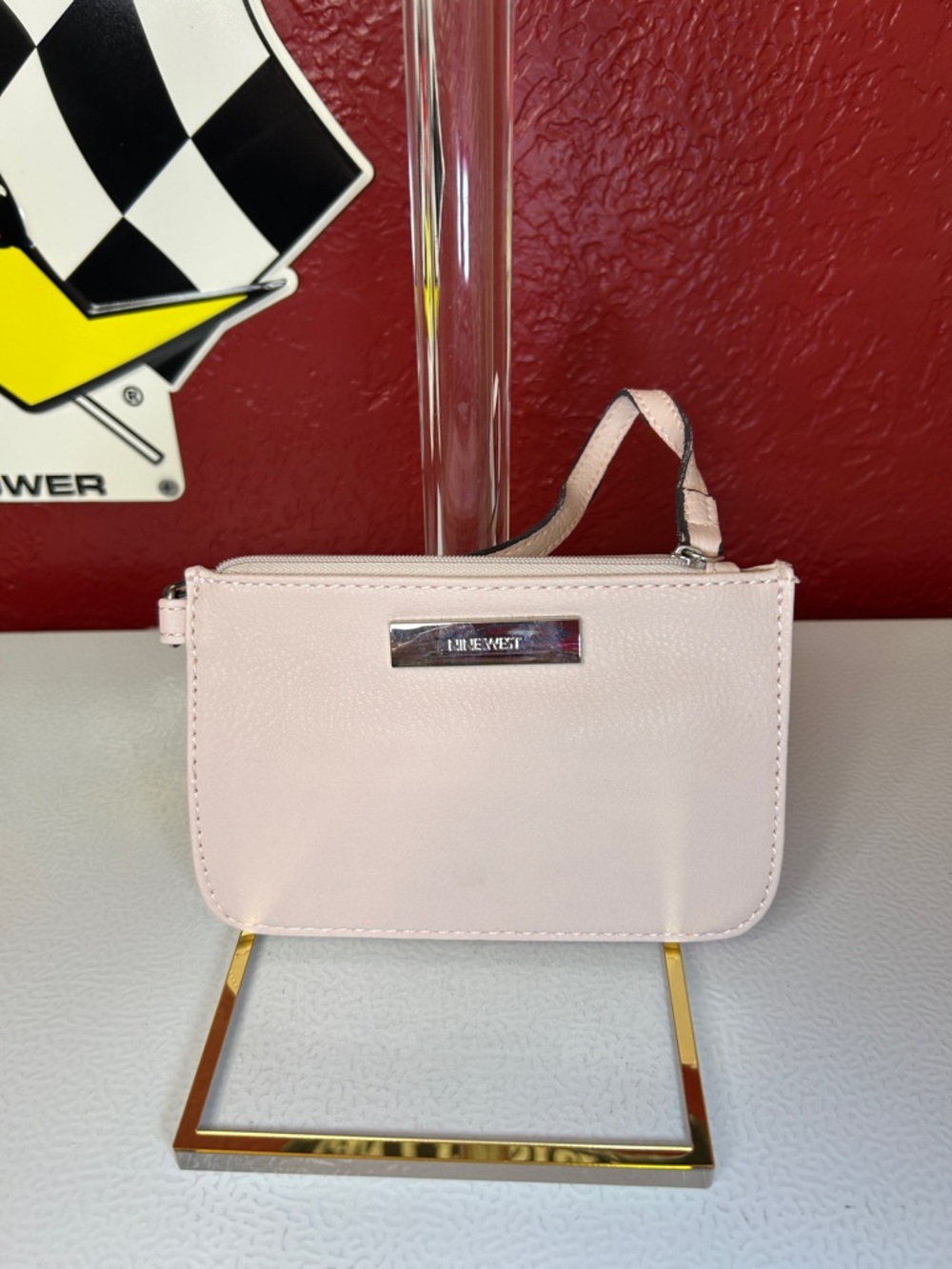 Nine West Pale Pink Wristlet Clutch
